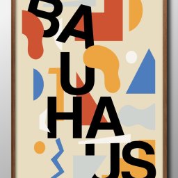 バウハウス BAUHAUS A3 サイズ ポスター アート おしゃれ 絵画 インテリア 北欧 イラスト マット紙 艶消し アートパネル 額 フレーム デザイン 壁掛け ギフト 新築祝い ディスプレイ 引越し祝い　新生活　空間デザイン 