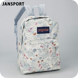 ジャンスポーツ バックパック メンズ レディース ブランド JANSPORT Indonesia EK0A5BAG FLUTTERING FIELDS ライトブルー/ホワイト