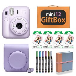 【ギフト チェキB】富士フィルム チェキ インスタントカメラ　instax mini 12【ライラックパープル】カメラケース付きギフトBOXセット 誕生日プレゼント クリスマスプレゼント 結婚式 ブライダル 収納・整理品の管理 レシピ 成長記録 母の日 父の日 敬老の日
就職祝い 退職祝い 進学祝い 卒業祝い バレンタイン ホワイトデー チェキ ギフト