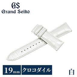グランドセイコー 公式 純正 時計ベルト 替えベルト ブランド メンズ 19mm Grand Seiko RG03W19WT ホワイト 白