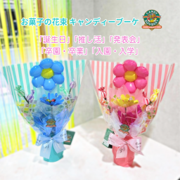 「誕生日」「推し活」「発表会」「卒園・卒業」「入園・入学」「お菓子」「花束」「キャンディーブーケ」　季節を超えたお世話いらずのお菓子のブーケ♡　《お菓子の賞味期限は1ヶ月以上の物をご用意しております》『ミニガーデン』