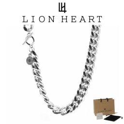 ライオンハート ネックレスチェーン メンズ【WEB限定】ワイド チェーン ネックレス 12mm幅 キヘイ 喜平 サージカルステンレス LH-03NC0175 LION HEART つけっぱなし クリスマス 誕生日 プレゼント ギフト 彼氏 ブランド 人気 ランキング