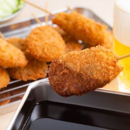 【大阪新世界の味！】二度漬け禁止！豚ロース串カツ （5本入）串カツ 串揚げ 串カツセット 串かつ 冷凍 パーティー 宅飲み 贈答 ギフト プレゼント お歳暮 お中元