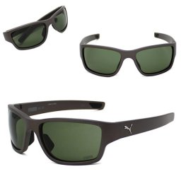 PUMA プーマ PU0482S-002 サングラス UVカット グローバルフィット グレー グリーン メンズ レディース ユニセックス