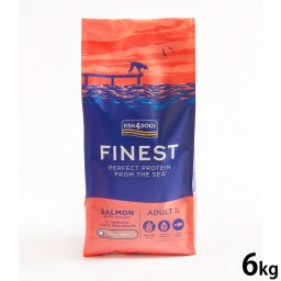フィッシュ4ドッグ FISH 4 DOGS ドッグフード ファイネスト サーモン 小粒 6kg 無添加 ドッグフード 成犬用 グレインフリー 穀物不使用 魚