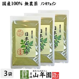 【国産 無農薬 100%】日本山人参 粉末 ヒュウガトウキ 50g×3袋セット パウダー 九州産ノンカフェイン 日本山人参茶 ヒュウガトウキ茶 日本山にんじん茶 日本山ニンジン茶 サプリ セット ギフト プレゼント プチギフト お茶 敬老の日 2026