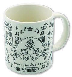 マグカップ♪　※お取り寄せ商品 引き出物 記念品  【音楽雑貨 音符・ピアノモチーフ】ト音記号 ピアノ雑貨ｃ