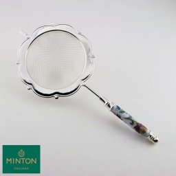 英国の伝統と、楽しく優雅なひとときをお楽しみ下さい。 MINTON/ミントンティーストレーナー シルバー HH052S