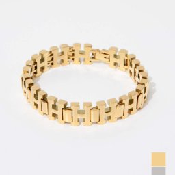 ハフ HUF AC00985 ブレスレット H LINK BRACELET メンズ アクセサリー カスタムHリンク ジュエリー カジュアル おしゃれ