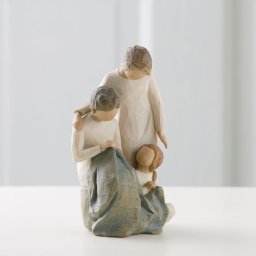 ウィローツリー Willow Tree 置物 人形 フィギュア 26167 世代 Generations ジェネレーション 祖母 母 娘 メッセージング・プレゼント