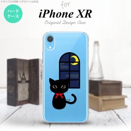 iPhoneXR iPhone XR スマホケース ハードケース 猫 イラスト 黒 メンズ レディース nk-ipxr-1135
