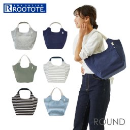 ルートート rootote トートバッグ 1414 通販 ブランド ショルダーバッグ レディース メンズ ラウンド 2way 無地 ボーダー 大人 おしゃれ 手提げ 肩掛け 母の日 プレゼント レディースバッグ バック 鞄