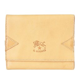 イルビゾンテ IL BISONTE 三つ折財布 ゴムバンド留 NATURAL ナチュラル ヌメ C0536 P 120 レザー 本革 誕生日 結婚祝い 結婚式 彼氏 息子 夫 男性 彼女 妻 女性 財布 バレンタイン 高級 ホワイトデー 父の日 母の日 即日発送