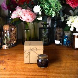【生はちみつギフト】ハニーショコラM（90g） / ナチュラルクラフトボックス+ 麻紐リボン 