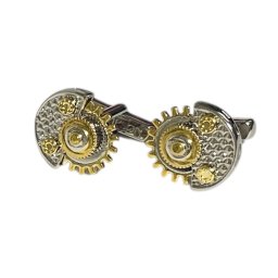 THOMPSON  トンプソン 電動のこぎりカフスボタン・カフリンクス メンズ  th059 結婚式 旦那 プレゼント ギフト 彼氏 父の日 誕生日プレゼント