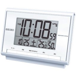 【ギフト対応無料】セイコー 電波目覚まし時計 (SQ698S) ※送料無料(北海道・沖縄は除く)
