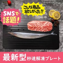 cesa beams　最新モデル 3mm正規品　解凍プレート 急速解凍　冷解食品解凍　解凍プレート 粗熱 即納　家庭用 自然解凍 急速 解凍 肉 魚　ステーキ　刺身 海鮮　冷凍食品対応　業務用 省エネ 　調理器具 食器　主婦 キッチン SNS話題