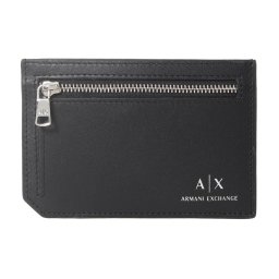 アルマーニエクスチェンジ ARMANI EXCHANGE カードケース 薄型 958436 CC845 00020 小銭れ付 名刺れ コインケース ブラック