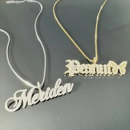 【名入れ】【オリジナル デザイン ネックレス】オーダーメイド ゴールド シルバー ピンクゴールド ファッションアクセサリー ネックレス