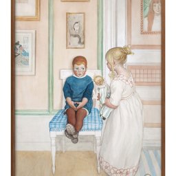 カール ラーション A3 サイズ ポスター アート おしゃれ 絵画 インテリア 北欧 イラスト マット紙 艶消し アートパネル 額 フレーム デザイン 壁掛け ギフト 新築祝い ディスプレイ 引越し祝い　新生活　空間デザイン 