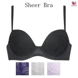 ワコール [Sheer Bra] シアーブラ ブラジャー BRB405 3/4カップ DEF