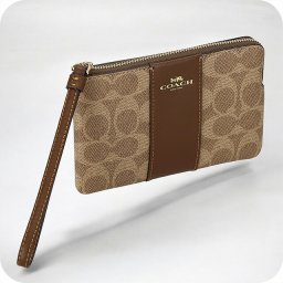 コーチ ポーチ レディース ブランド COACH CW854 タン/ブラウン