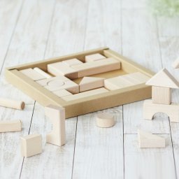積み木 ブナのぬくもりつみき  | 誕生日プレゼント   1歳 1歳半 2歳 女の子 男の子 名入れ 日本製 誕生日 プレゼント おもちゃ  天然木 シンプル 木のおもちゃ 木製玩具 幼児 子ども 木製 NICHIGAN ニチガン U23