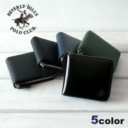 ビバリーヒルズポロクラブ 財布 メンズ ブランド 二つ折り財布 革 レザーウォレット 小銭入れあり 選べるモデル