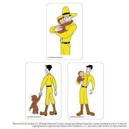 おさるのジョージ グッズ 通販 Curious George クリアカード まじかる百貨店クリアカード 4947864052898 おさるのジョージ02 絵本キャラクター かわいい 可愛い おしゃれ カワイイ スマホ裏 推し活 オシャレ レンチキュラー ホビー