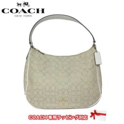 コーチ アウトレット COACH トートバッグ F29959 キャンバス シグネチャー アウトライン ジップ ショルダーバッグ / トート IMDQC(ライトカーキ×チョーク) 【RCP】【楽天カード分割】