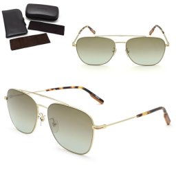 ゼニア サングラス ZEGNA EZ0145-D/S 32Q 61 Ermenegildo Zegna エルメネジルド・ゼニア ノーズパッド UVカット ゴールド ブラウングレーグラデーション