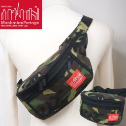 マンハッタン ポーテージ Manhattan Portage Alleycat Waist Bag XS アーレイキャット ウェストバッグ ボディバッグ カモフラージュ 迷彩色 1101 CA  バレンタイン ホワイトデー クリスマス 結婚記念日 還暦祝い 入学 卒業 入社祝い 退職 プレゼント ギフト 贈り物 恋人 夫婦 父の日 母の日 敬老の日