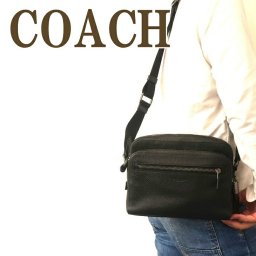 コーチ COACH バッグ メンズ ショルダーバッグ 斜めがけ 本革 レザー ブラック 黒 91484QBBK ブランド 人気