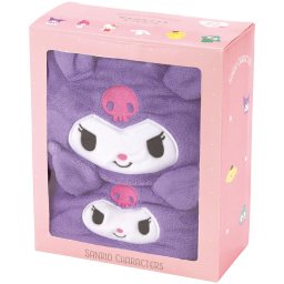 吸水速乾 タオル ギフトセット キャラクター ヘアドライタオル バスポンチョ スケーター skater SET1077 クロミ クロミちゃん 女の子 女子【子供 こども 子ども キッズ プレゼント 海 プール】