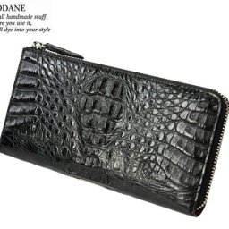 正規品 メンズ レディース ゴダン GODANE ごだん Njcw8093cp Black カイマンクロコ ラウンド長財布 nssy14 旅行 ギフト