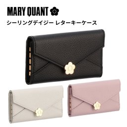 【公式】【シーリングデイジーレターキーケース】マリークワント MARY QUANT マリークヮント マリクワ キーケース 鍵ケース 鍵入れ コンパクト デイジー ブラック グレー ピンク おしゃれ 可愛い 女性 10代 20代 30代 彼女 友達 誕生日 記念日 クリスマス プレゼント ギフト