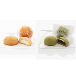おひさまチーズまんじゅう5個と釜炒り茶あんち―まんじゅう5個セット