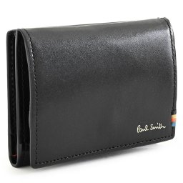 ポールスミス 財布 小銭入れ  コインケース 二つ折り 黒(ブラック) Paul Smith psc830-10 メンズ 紳士 ギフト 定番 彼氏 彼女 プレゼント