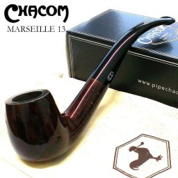 パイプ 喫煙具 CHACOM マルセイユ 13 ベント ビリヤード シャコム おしゃれ タバコ 高級 フランス製 メンズ パイプ本体 かっこいい ギフト プレゼント