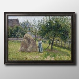 カミーユ ピサロ エラニーのリンゴの木、晴れた朝 A3 サイズ ポスター アート おしゃれ 絵画 インテリア 北欧 イラスト マット紙 艶消し アートパネル 額 フレーム デザイン 壁掛け ギフト 新築祝い ディスプレイ 引越し祝い　新生活　空間デザイン 