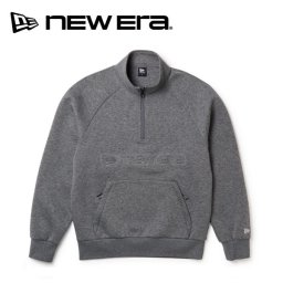 ニューエラ ゴルフ テック スウェット ハーフジップ プルオーバー Emboss Logo ダークグレー New Era Golf (15129439) 2026年秋冬モデル お誕生日祝い お祝い 記念品 お父さん 父の日 彼氏 男性 30代 40代 50代 60代 母の日 お母さん 還暦祝い 敬老の日 彼女 人気プレゼント プレゼント