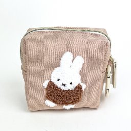 ミッフィー miffy カラビナ付きミニポーチ るんるんサガラシリーズ 小物入れ