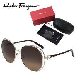 Salvatore Ferragamo サルヴァトーレ フェラガモ サングラス レディース ブランド アイウェア UVカット 国内正規品 SF283SA-729<br>