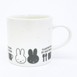 ミッフィー miffy 透かしマグカップ ワンポイント コップ ベーシックシリーズ