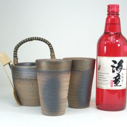 豪華酒器セット 陶芸作家　安藤嘉規作（芋焼酎　海童　720ｍｌ）焼酎ギフト