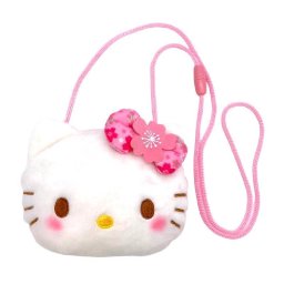 SANRIO　サンリオ　ハローキティ　桜着物　フェイスポシェット　191625-24　ナカジマコーポレーション　お土産　インバウンド