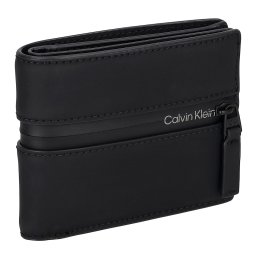 カルバンクライン Calvin Klein 財布 二つ折り財布 折りたたみ財布 小銭入れ付き K50K510922 BAX メンズ ブラック