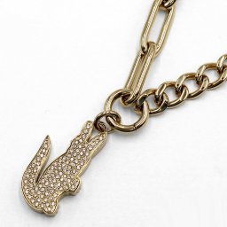 ラコステ LACOSTE ネックレス ペンダント アクセサリー 2040145 CROCODILE ACCESORY クロコダイル ワニ ロゴ ゴールド