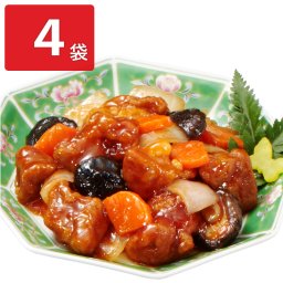 蘭蘭酒家 酢豚 4袋 惣菜 冷凍 中華料理 あたためるだけ 中華 簡単 肉料理 時短 簡単調理 湯煎 中華惣菜 具沢山