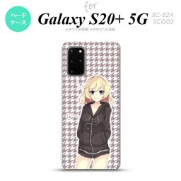 SC-52A SCG02 Galaxy S20+ 5G スマホケース ハードケース 女の子 B 千鳥 メンズ レディース nk-s20p-1333